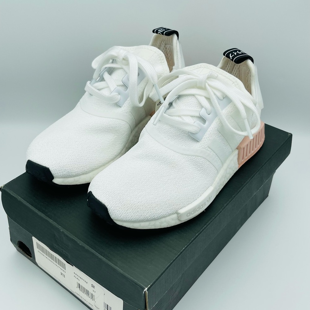 Adidas NMD_R1 'Vapour Pink' Shoes sz 4.5 - Picture 5 of 14